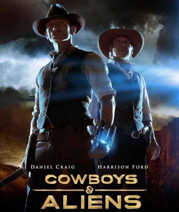 Poster Final Cowboys y Aliens Interior