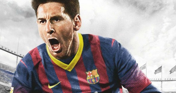 Porta de FIFA14. Leo Messi