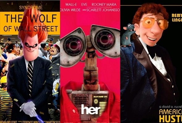 Ediciones especiales de pósteres de Pixar para los Oscar