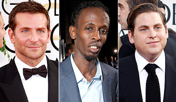 Bradley Cooper, Barkhad Abdi y Jonah Hill.