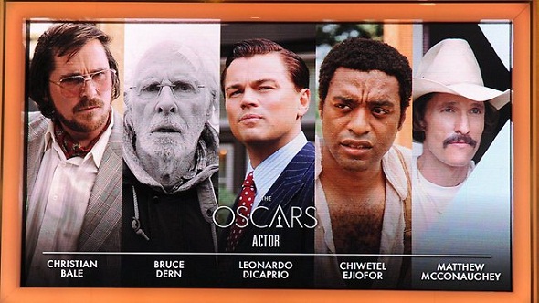 Nominados al Oscar al Mejor Actor 2014