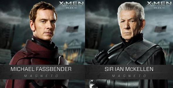 Los Magneto del pasado y el futuro de 'X-Men: Días del futuro pasado'