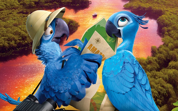 Blu y Perla protagonizan 'Rio 2'