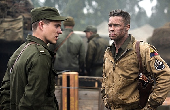 Brad Pitt en 'Fury'