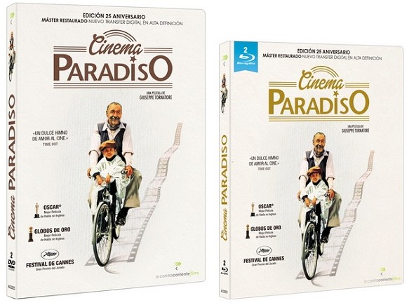 Cinema Paradiso. Edición en DVD y BD.