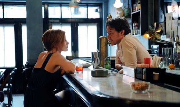 Jessica Chastain y James McAvoy en 'La desaparición de Eleanor Rigby'