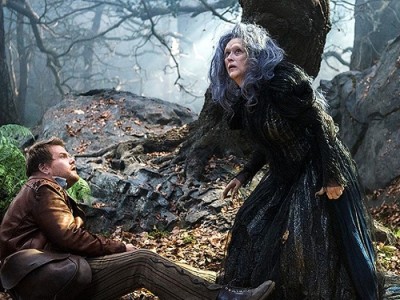 Meryl Streep y James Corden en 'Into the woods'