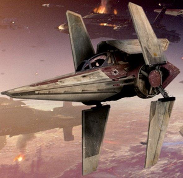 Star Wars V-Wing Fighter Concept Art