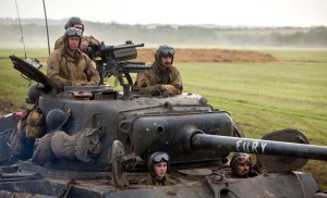 La dotación de un tanque de la II Guerra Mundial protagoniza 'Corazones de acero'