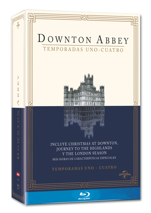 Downtown Abbey pack cuatro temporadas en Blu-ray