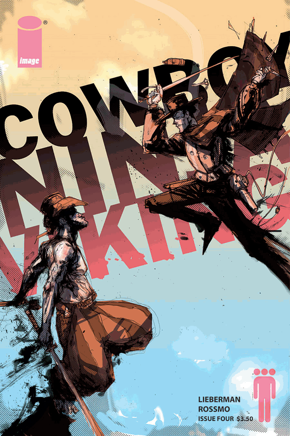Portada de uno de los cómics de 'Cowboy Ninja Viking'