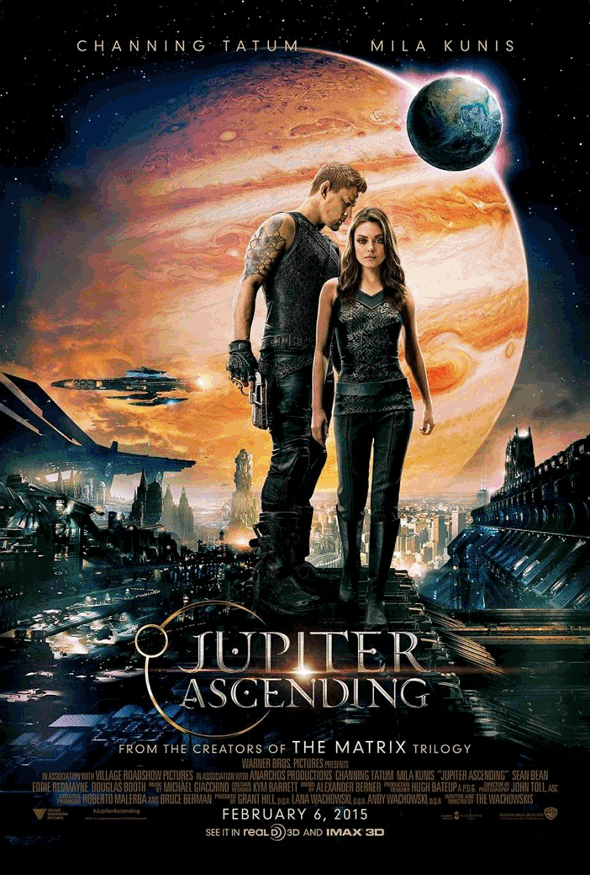 Mila Kunis y Channing Tatum protagonizan el póster de 'El destino de Júpiter (Jupiter Ascending)'