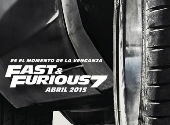 Póster en español de A todo gas 7 (Fast & Furious 7)
