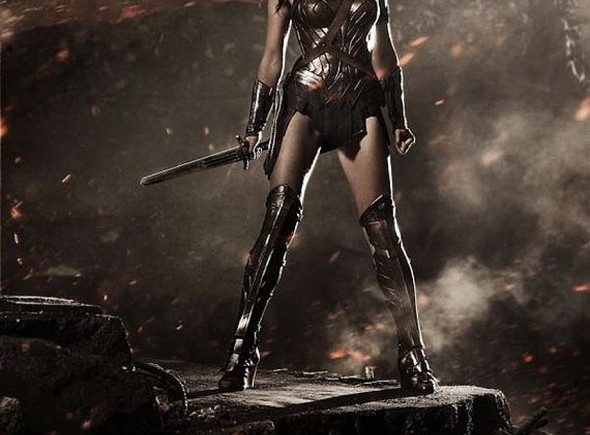 La actriz Gal Gadot con el Uniforme de Wonder Woman