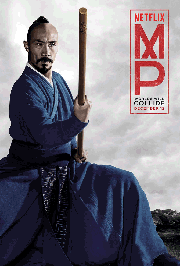 Pósteres de personajes de la serie 'Marco Polo', de Netflix