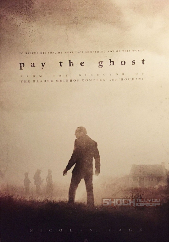 Póster de Pay The Ghost, con Nicolas Cage