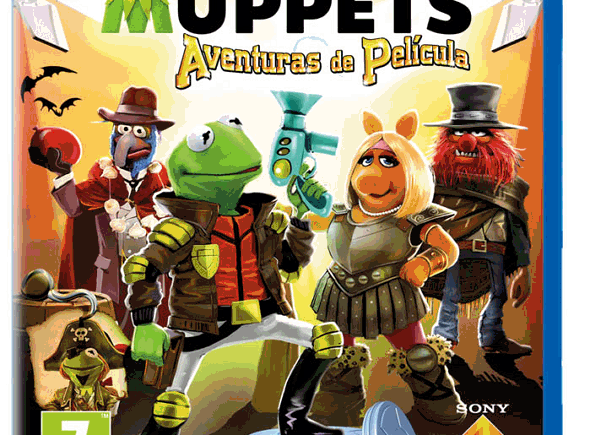 Portada del videojuego Muppets Aventuras de película para PS Vita