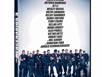 Imagen de la portada del DVD en español de 'Los Mercenarios 3'