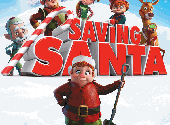 Póster en español de 'Saving Santa (Rescatando a Santa Claus)'