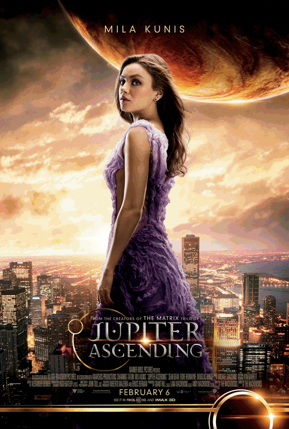 Mila Kunis protagoniza el nuevo póster de El destino de Júpiter (Jupiter Ascending)