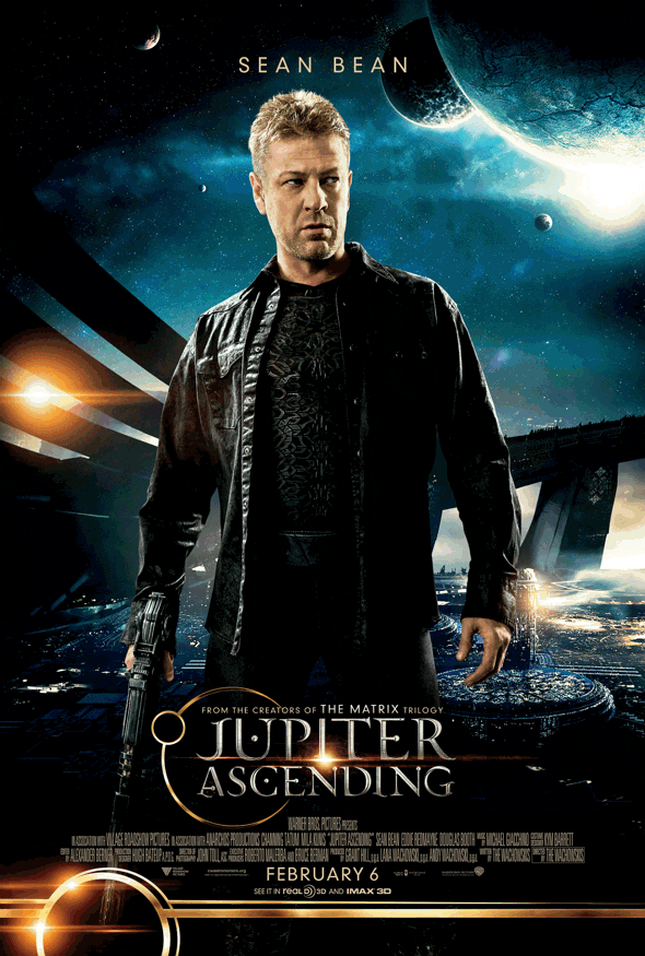 Sean Bean protagoniza el nuevo póster de El destino de Júpiter (Jupiter Ascending)