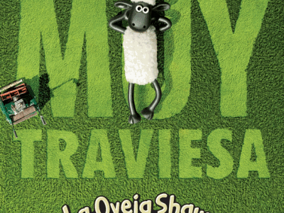 Póster en español de La oveja Shaun: la película (Shaun the Sheep)