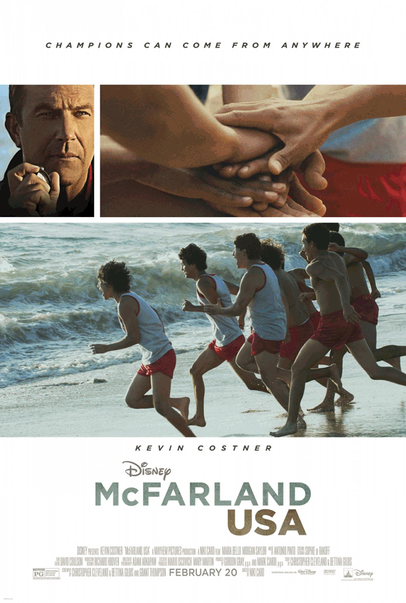 Póster de la película Mcfarland, USA', con Kevin Costner