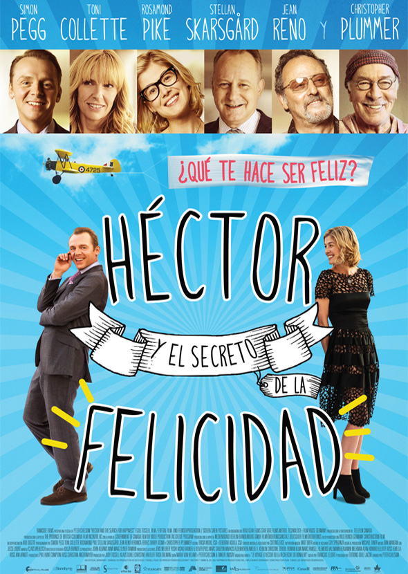 Póster en español de Héctor y el secreto de la felicidad