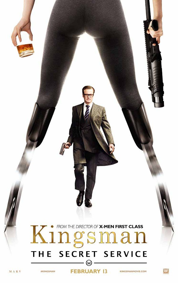 Colin Firth protagoniza el póster de 'Kingsman: Servicio Secreto'