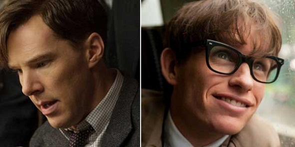 Benedict Cumberbatch y Eddie Redmayne, favoritos para mejor actor dramático