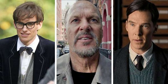 Eddie Redmayne, Michael Keaton y Benedict Cumberbatch, nominados