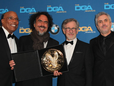 Alejandro González Iñárritu recibe el premio del Sindicato de Directores