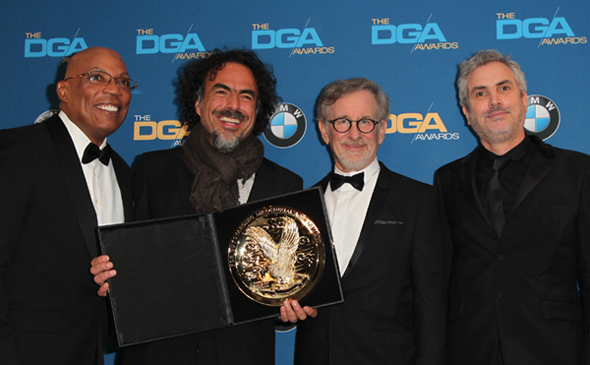 Alejandro González Iñárritu recibe el premio del Sindicato de Directores