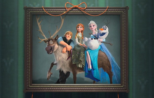 Foto de familia de los protagonistas de 'Frozen'