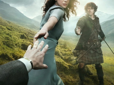 Imagen del póster promocional de la serie 'Outlander'