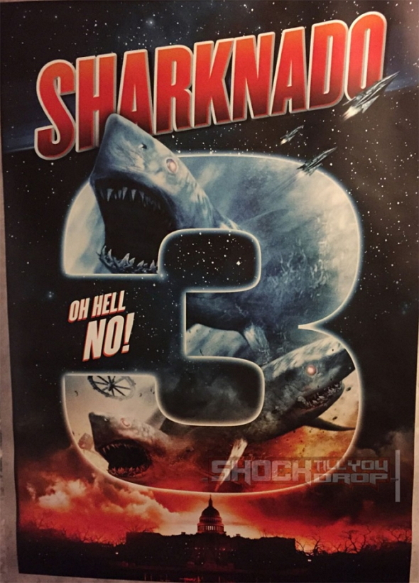 El demencial póster de Sharknado 3: Oh Hell No!