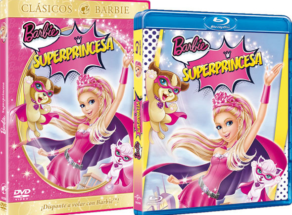 Carátulas DVD y Bluray 'Barbie Superprincesa'