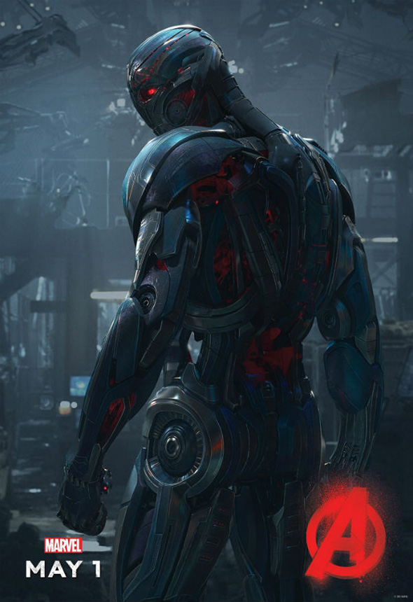 Ultrón protagoniza el póster de Vengadores: la era de Ultrón (Avengers: Age of Ultron)