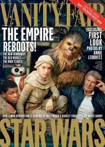 Portada de Vanity Fair sobre 'Star Wars: Episodio VII- El despertar de la Fuerza'