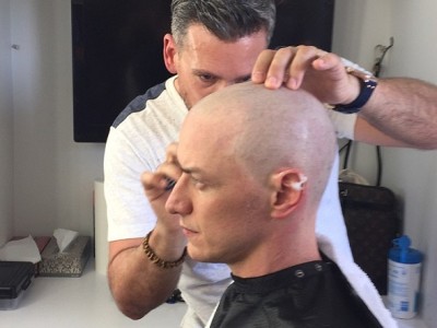 James McAvoy se afeita la cabeza para 'X-Men: Apocalypse'