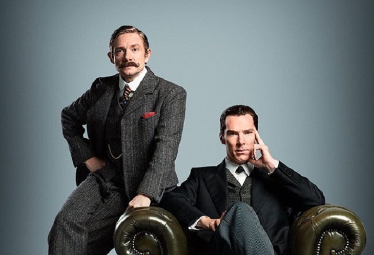 Martin Freeman y Benedict Cumberbatch, de época en el especial navideño de 'Sherlock'