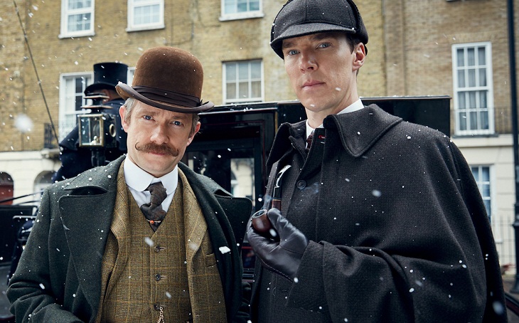 Cumberbatch y Freeman vuelven a sus habituales personajes de 'Sherlock'