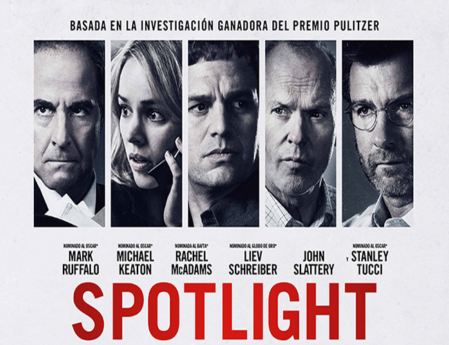 Destapa la verdad en el primer póster en español de 'Spotlight' Noche de Cine