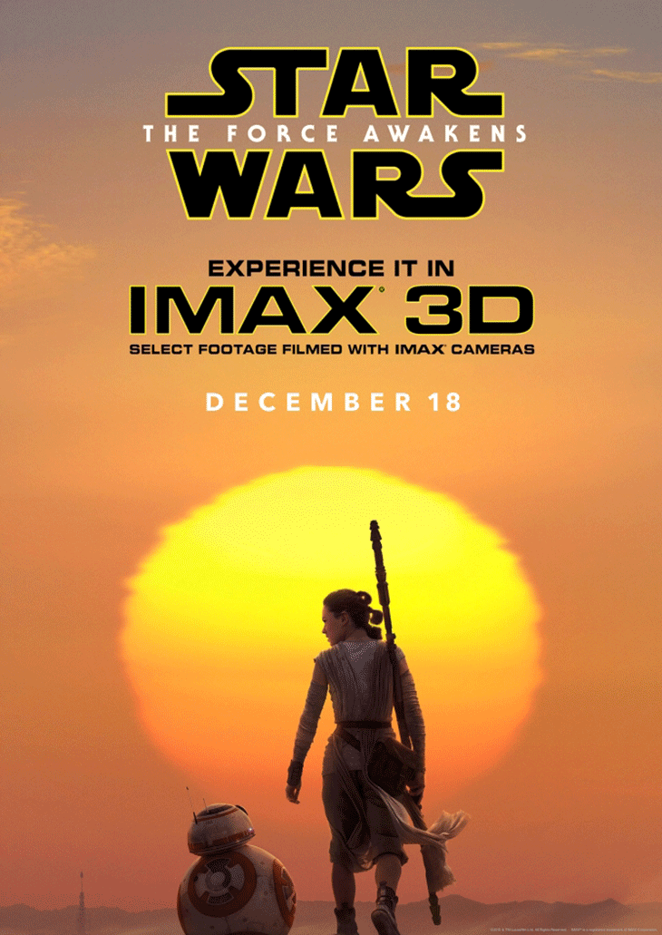 Póster IMAX de Star Wars: El Despertar de la Fuerza