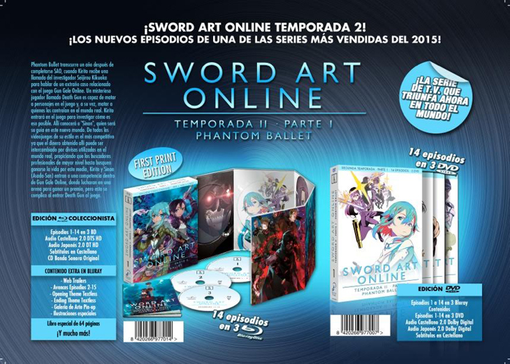 'Sword Art Online temporada II' (Parte I – Phantom bullet)