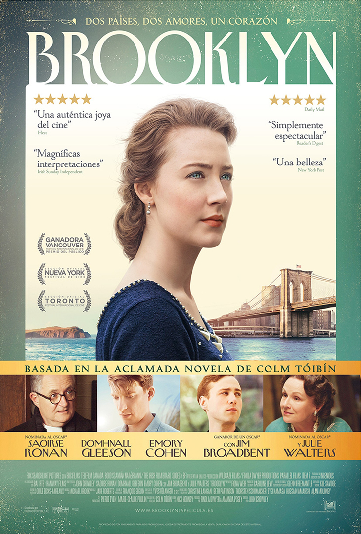 'Brooklyn' estreno 26 de febrero