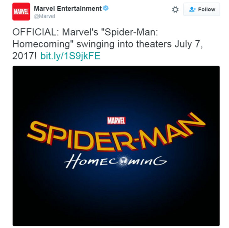 Logo de Spider-Man: Homecoming