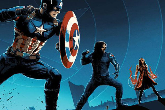 Capitán América: Civil War póster AMC destacada
