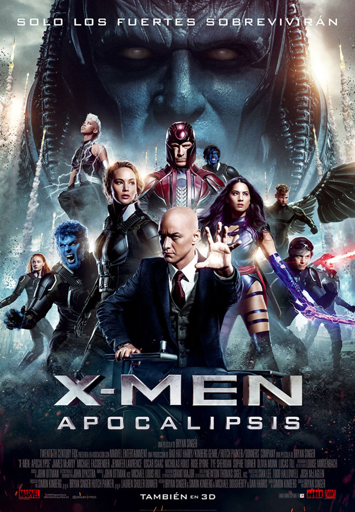 Póster en español de X-Men: Apocalipsis