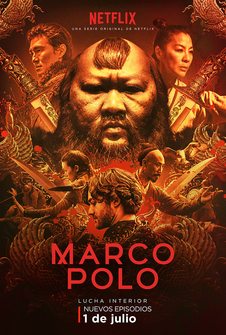 Póster de la segunda temporada de Marco Polo